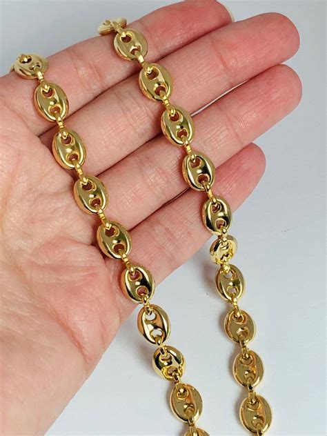 gucci lock chain necklace|Gucci link gold chain necklace.